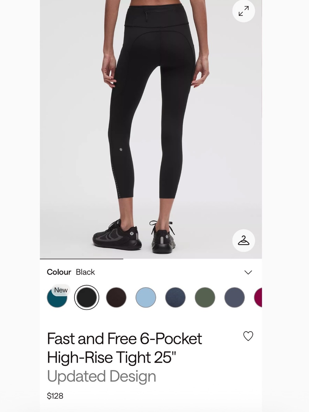 Fast and Free Lululemon High-Rise Leggings (Old design)